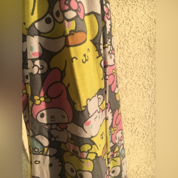 SOLD-Casual Hello Kitty bell bottom pants - Picture 3 of 6